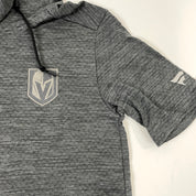 Brand New Dark Grey Fanatics Pro Team Issued Short Sleeve Hoodie | Vegas Golden Knights