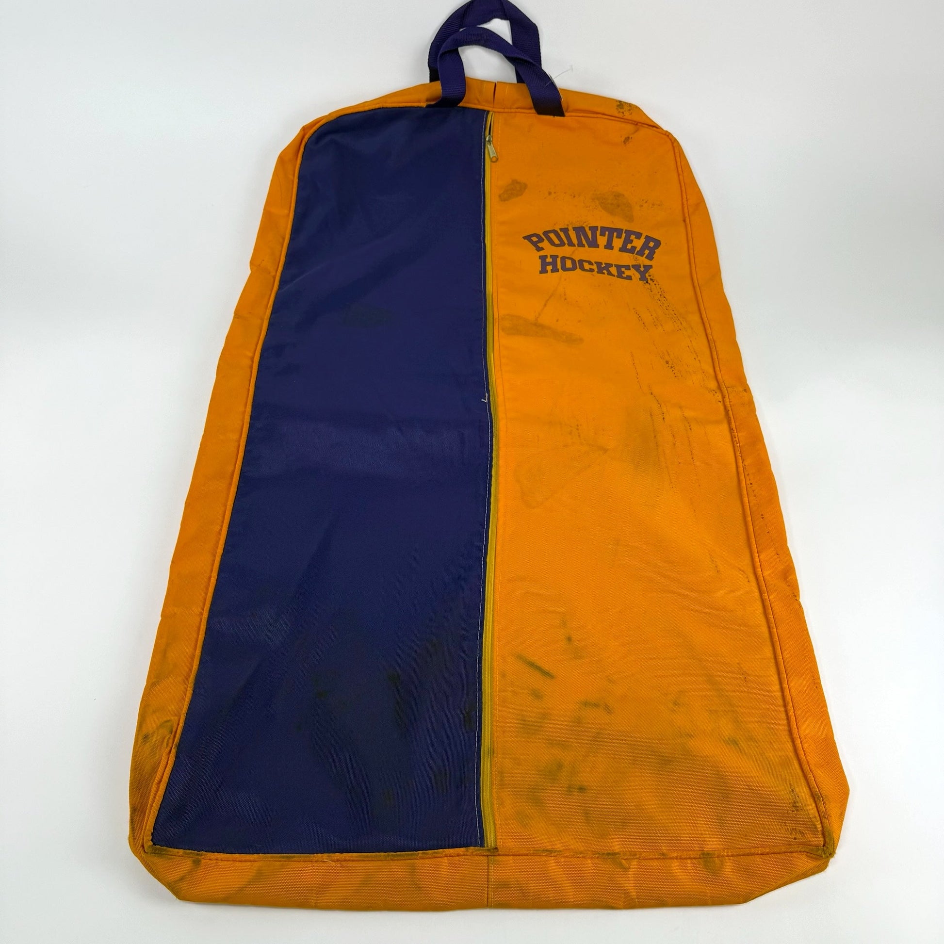 Used Yellow and Purple Pointers Hockey Jersey Bag | E350 - Top Flight Hockey