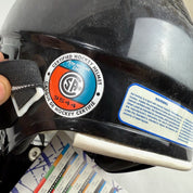 New Black Jofa 390 Hockey Helmet with Cage | Junior - Top Flight Hockey