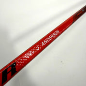 Broken Autographed Right Red Warrior Alpha LX2 Pro | 85 Flex P92 Curve Grip | Joey Anderson | BH181 - Top Flight Hockey