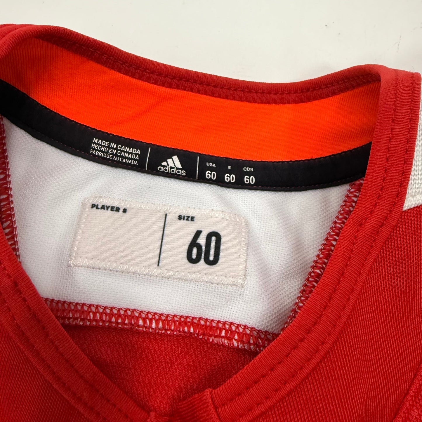 Used Red Chicago Blackhawks Adidas MIC Practice Jersey | Size 60