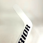 New Regular White/Navy Warrior Ritual V4 Goalie Stick | 24" Paddle W31 Curve | R298