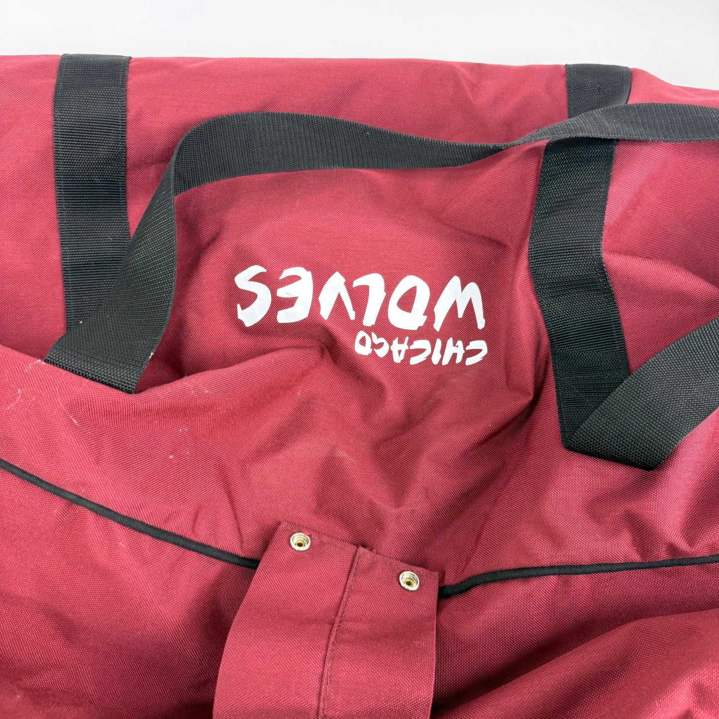 Used Maroon Chicago Wolves JRZ Player Hockey Bag | J651