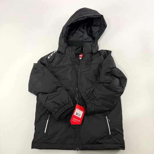 New Black CCM Youth Team Winter Jacket | Youth S | #888600282824 - Top Flight Hockey