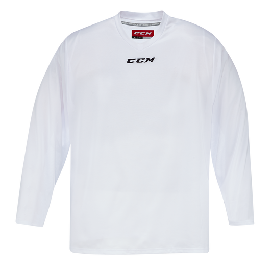 New CCM 5000 Series Practice Jersey White | Junior L/XL | #888600654416 - Top Flight Hockey