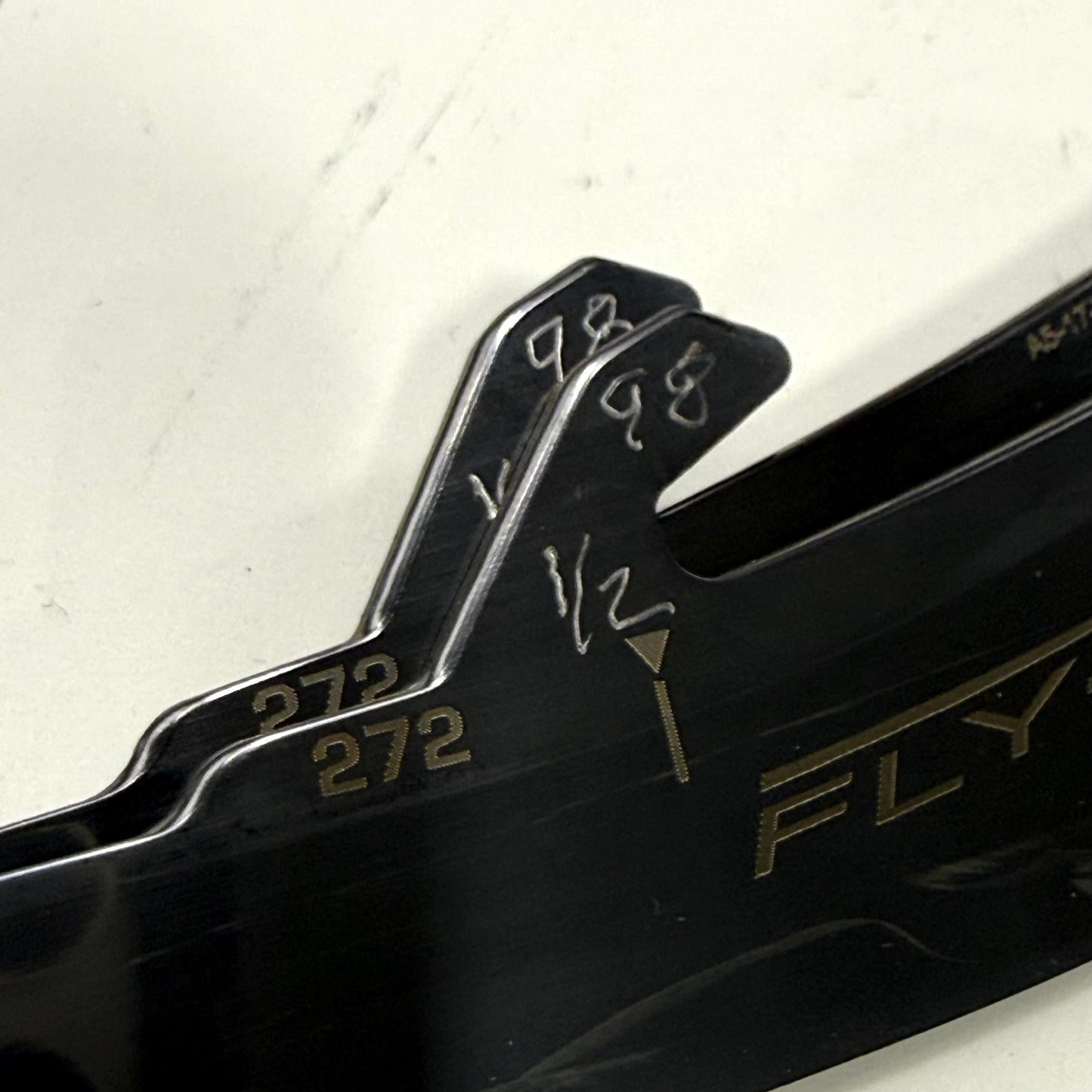 Used Bauer Fly-Ti Steel | 272mm | Chicago Blackhawks Connor Bedard #98 | BH371
