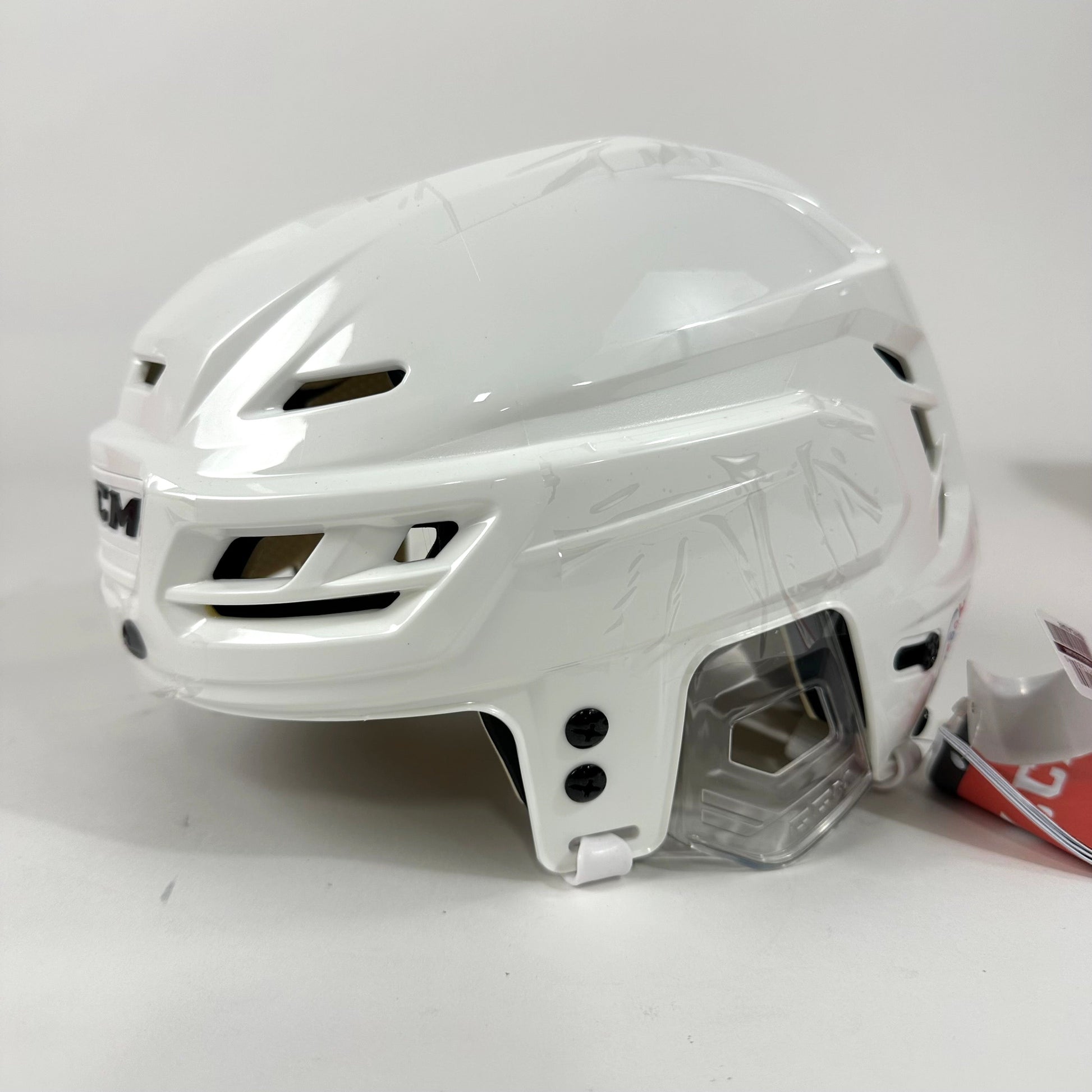 Brand New CCM Tacks 110 Helmet In Box - White - Medium - #CCM382 - Top Flight Hockey