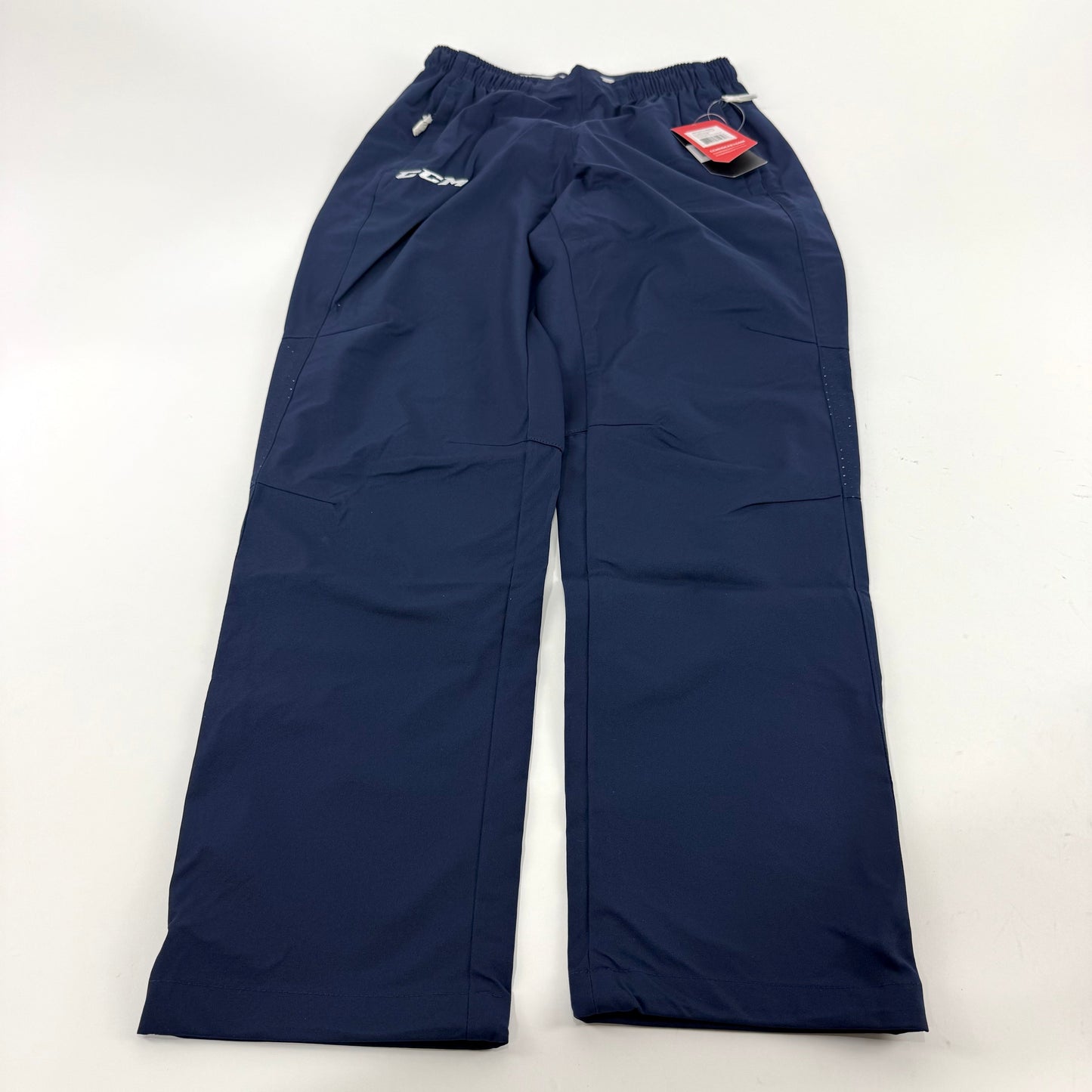 New Navy CCM Adult Hockey Warm Up Pants | S | #888600714806