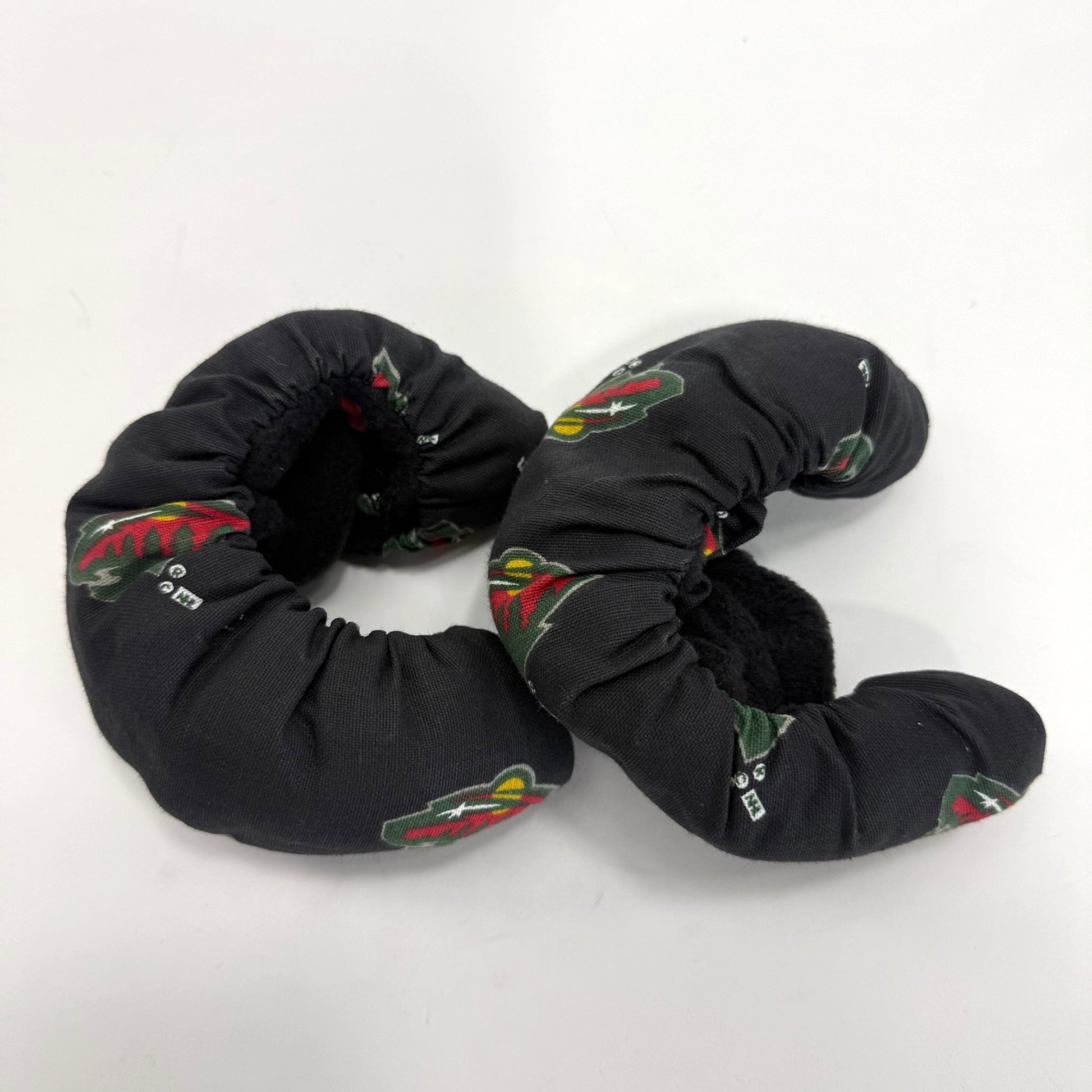 Used Black Minnesota Wild Skate Soakers - Senior - Top Flight Hockey