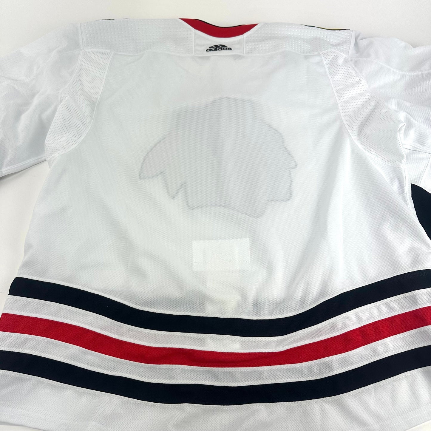 Brand New White MIC Adidas Chicago Blackhawks Blank Game Jersey - Size 60 - Top Flight Hockey