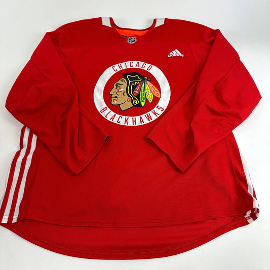 SAARELA #26 - Red Chicago Blackhawks Practice Jersey - Adidas MIC Size 56