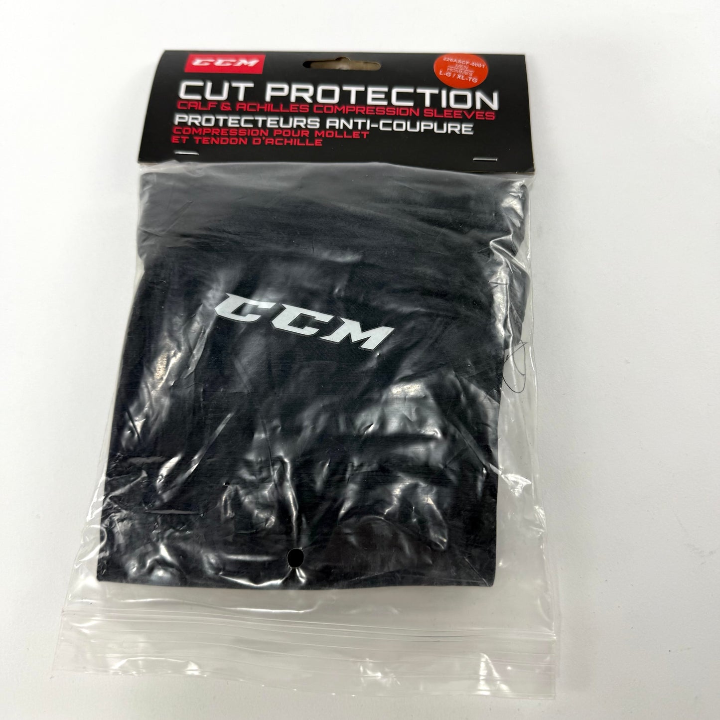 CCM Cut Resistant Compression Calf Sleeve Pair | Senior L/XL | #191520517687