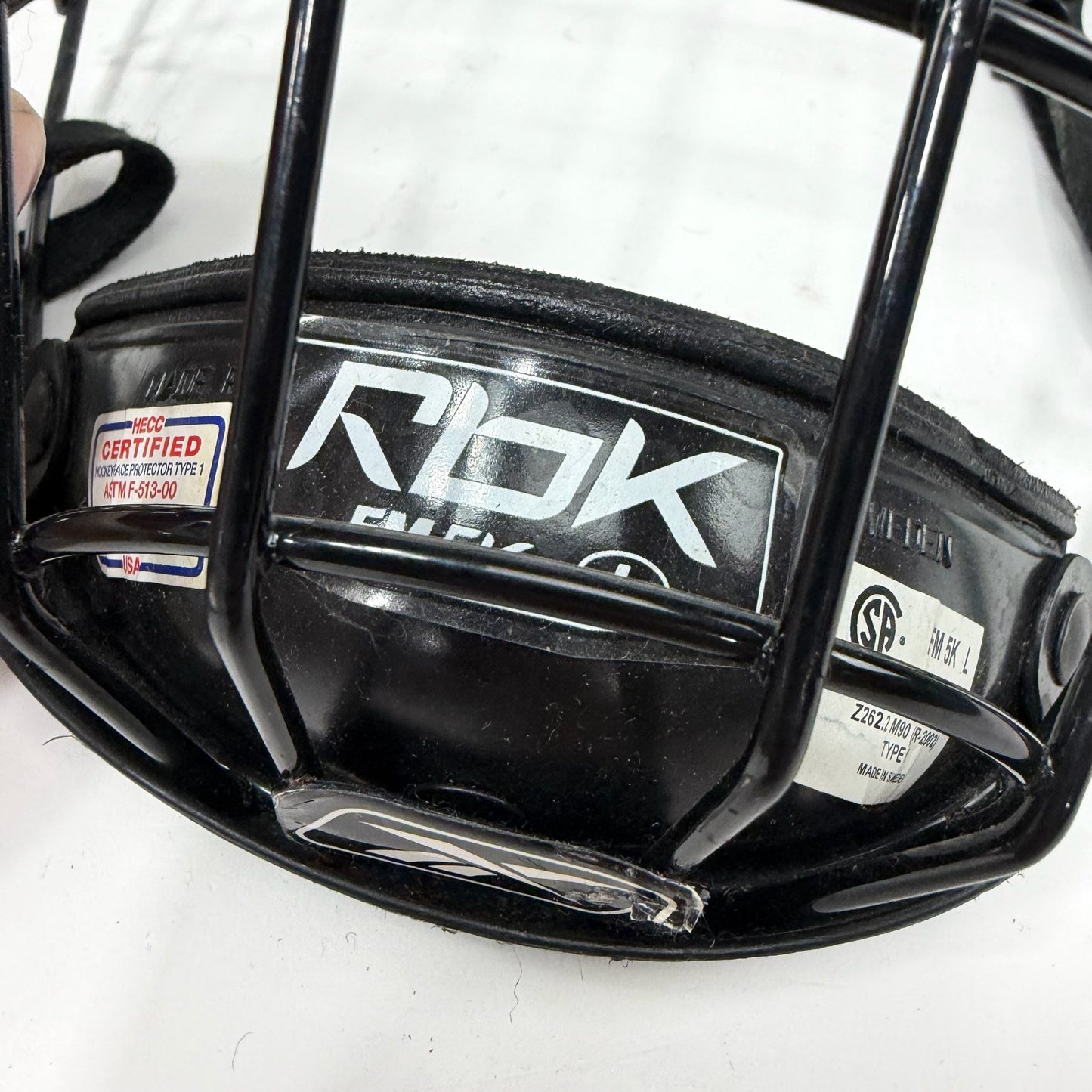 Used Black Reebok FM5K Cage | Senior Large | J133