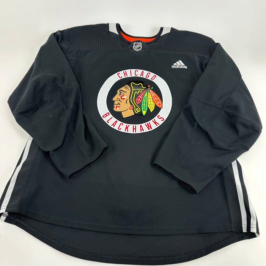 SAARELA #26 - Black Chicago Blackhawks Practice Jersey - Adidas MIC Size 56