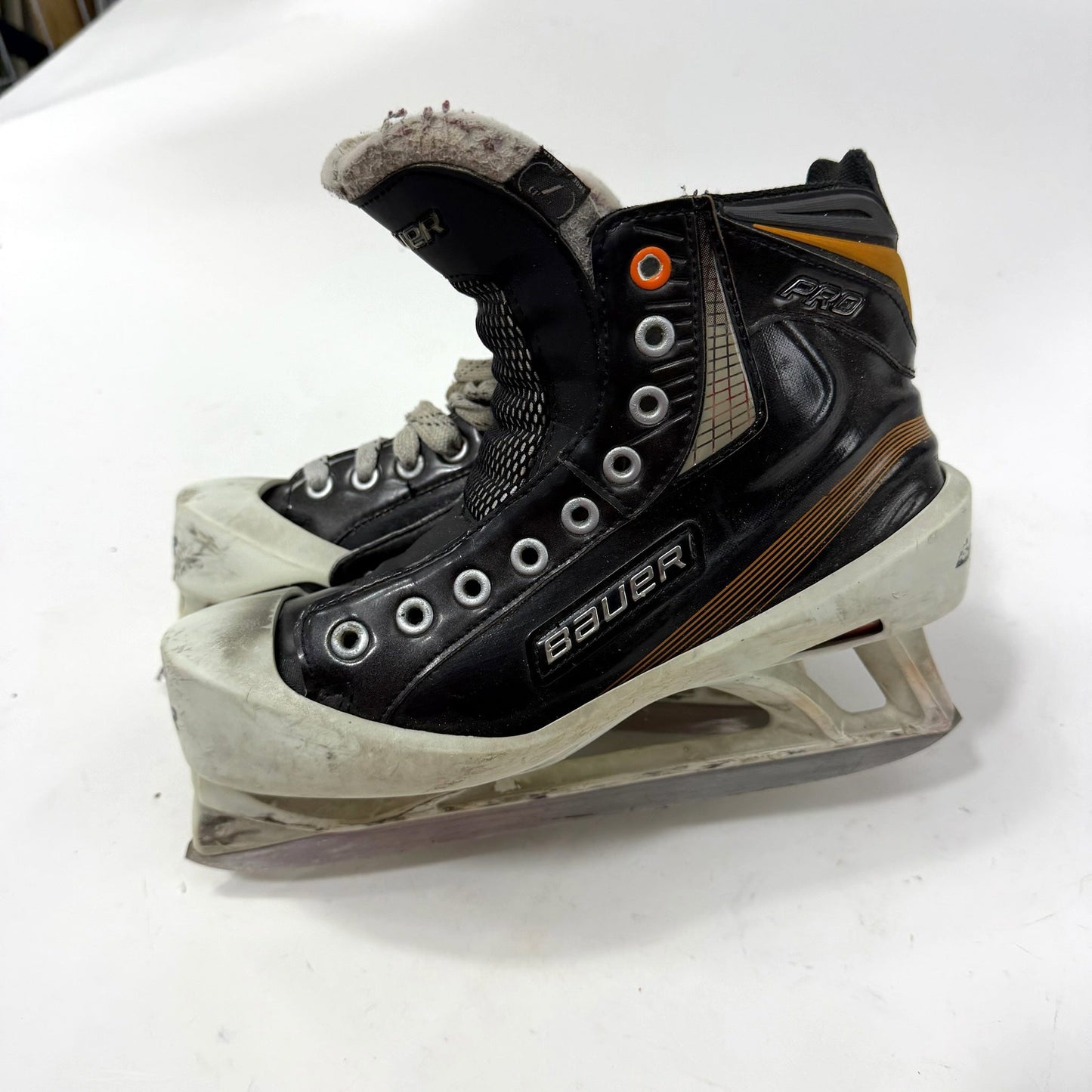 Used Bauer Pro Goalie Skates | Size 7 D | AB474