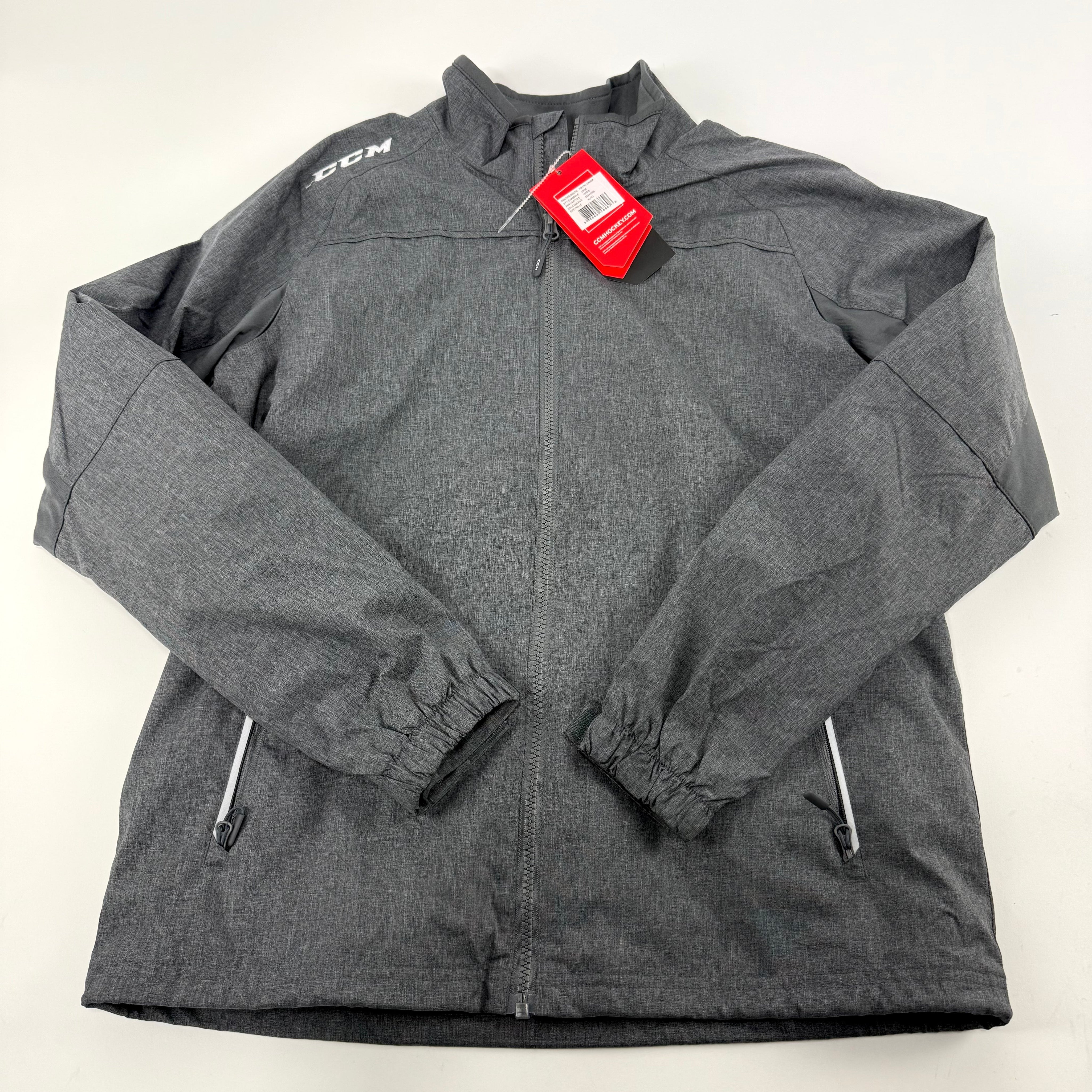 New Dark Grey CCM Youth Premium Skate Suit Jacket | Youth XL | #888600268606 - Top Flight Hockey