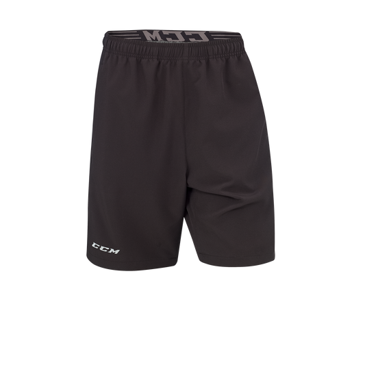 New CCM Black Team Woven Short | Senior M | #191520525330