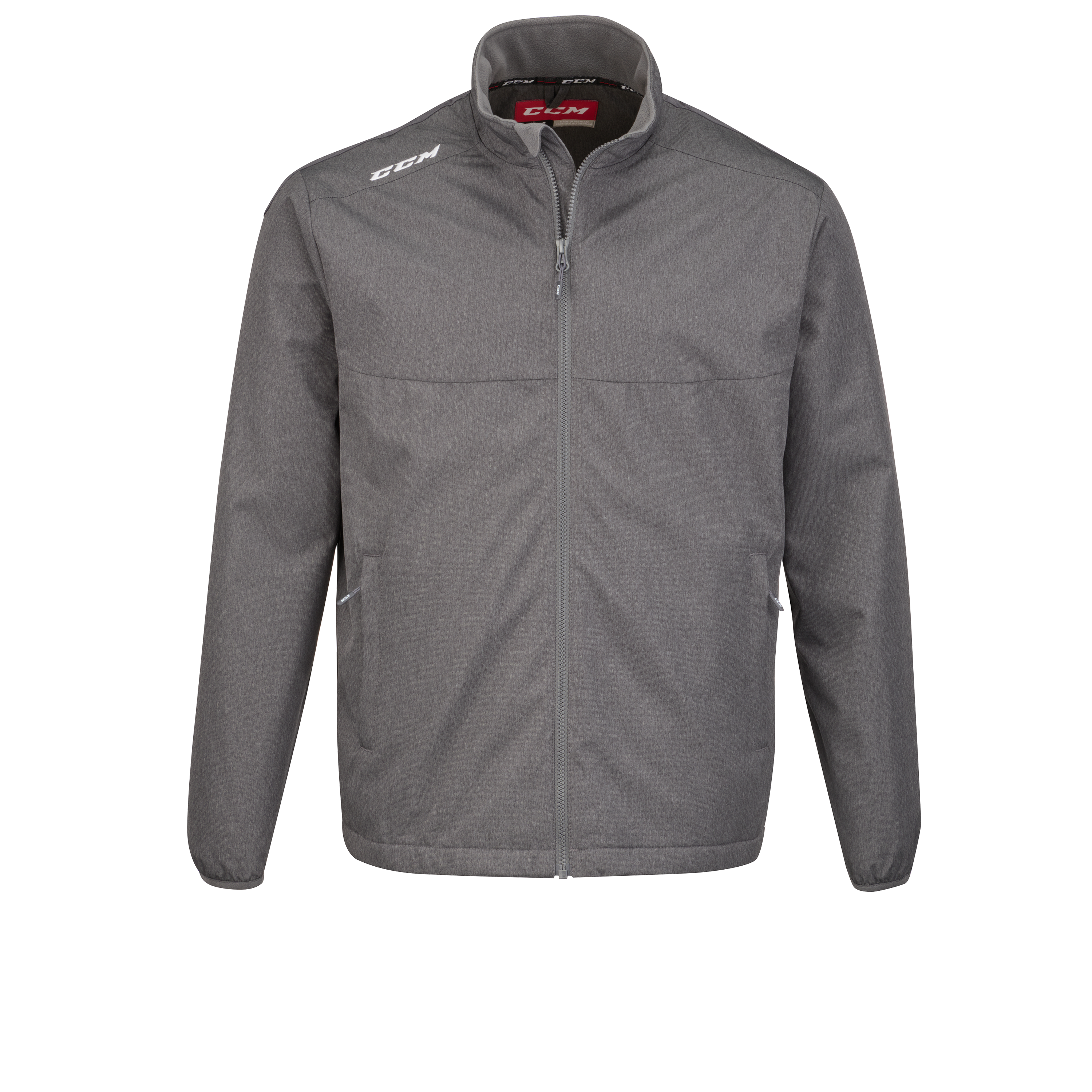 New CCM Dark Grey Mid Weight Jacket | Senior L | #191520307561 - Top Flight Hockey