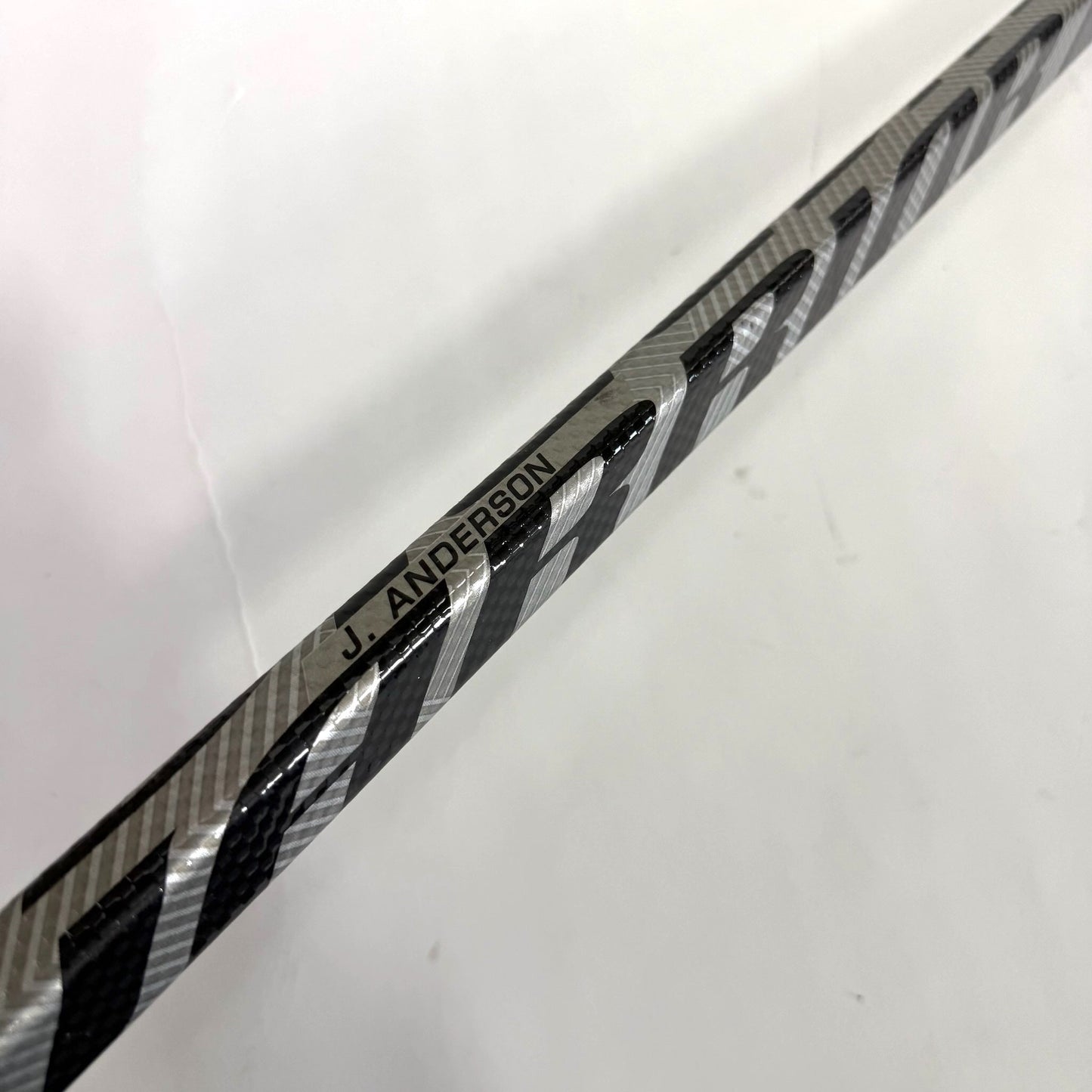 Game Used and Auto'd Right Warrior Alpha LX Pro | 85 Flex P92 Curve Grip | Joey Anderson | BH240