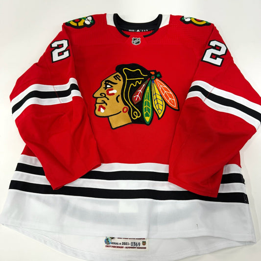 Ryan Carpenter #22 Home Chicago Blackhawks team Issued Jersey 2020-2021, Set 1 | 369-7386