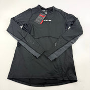 New Black CCM Mens Baselayer Long Sleeve Top with Gel | Senior S | #191520510213 - Top Flight Hockey