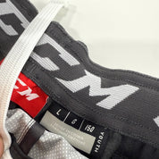 New Charcoal CCM Youth Hockey Warm Up Pants | Youth L | #888600716183 - Top Flight Hockey