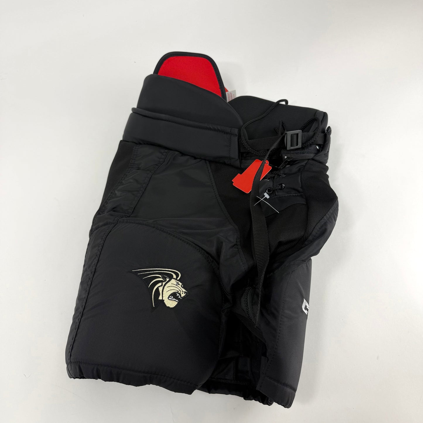 New Black Lindenwood University CCM HPWM2 Pants | Small -2" | J593