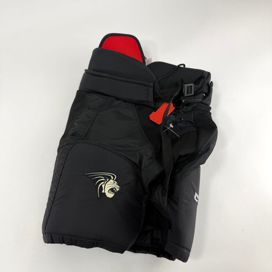 New Black Lindenwood University CCM HPWM2 Pants | Small -2" | J593