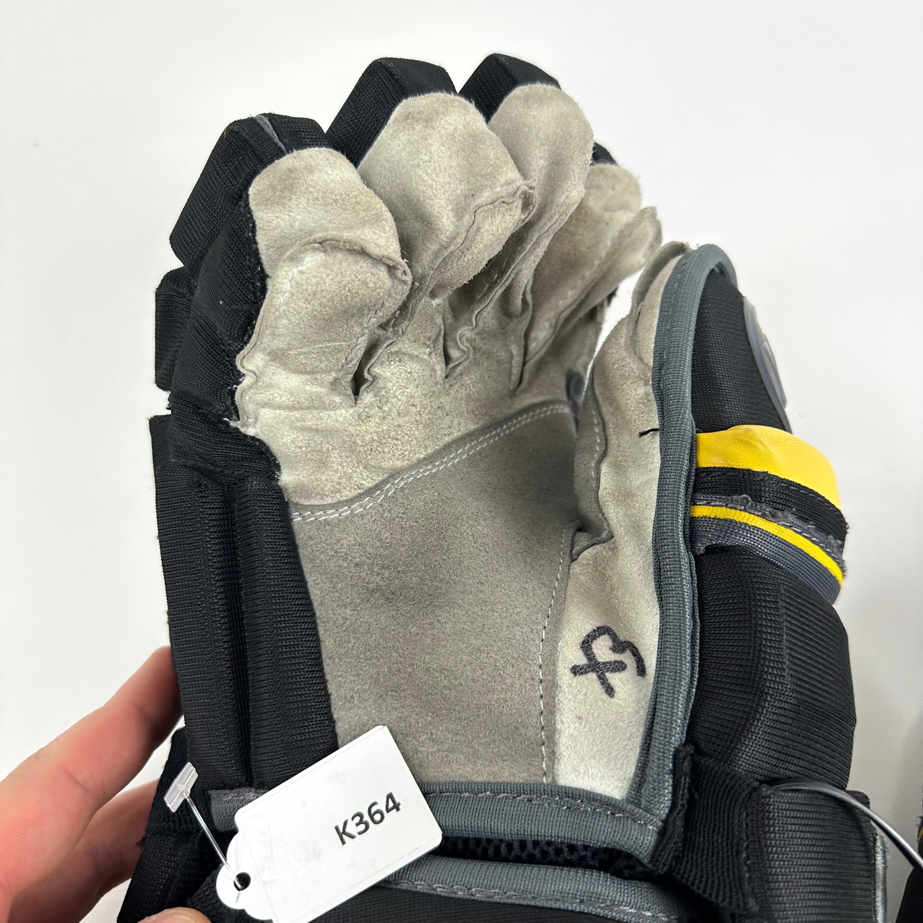 Used Black and Gold Warrior Covert QRE Pro Gloves | 13" | K364