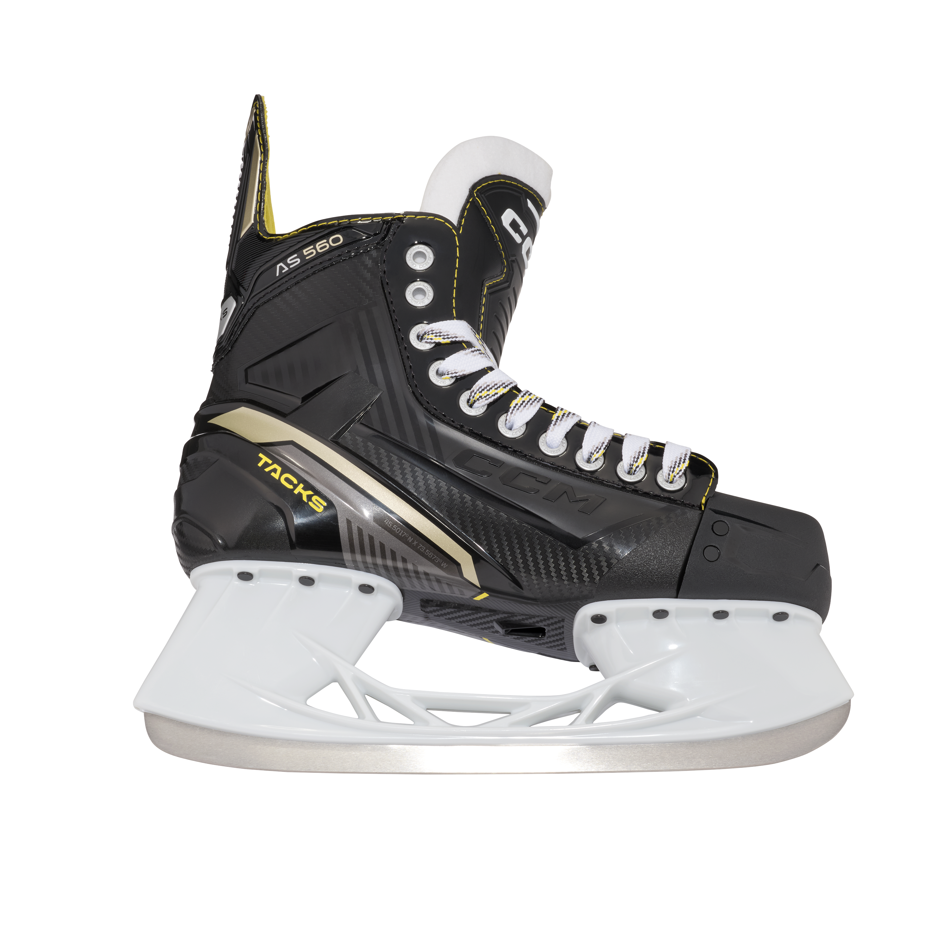 New Intermediate CCM AS-560 Hockey Skates D&R (Regular) Retail Size 4