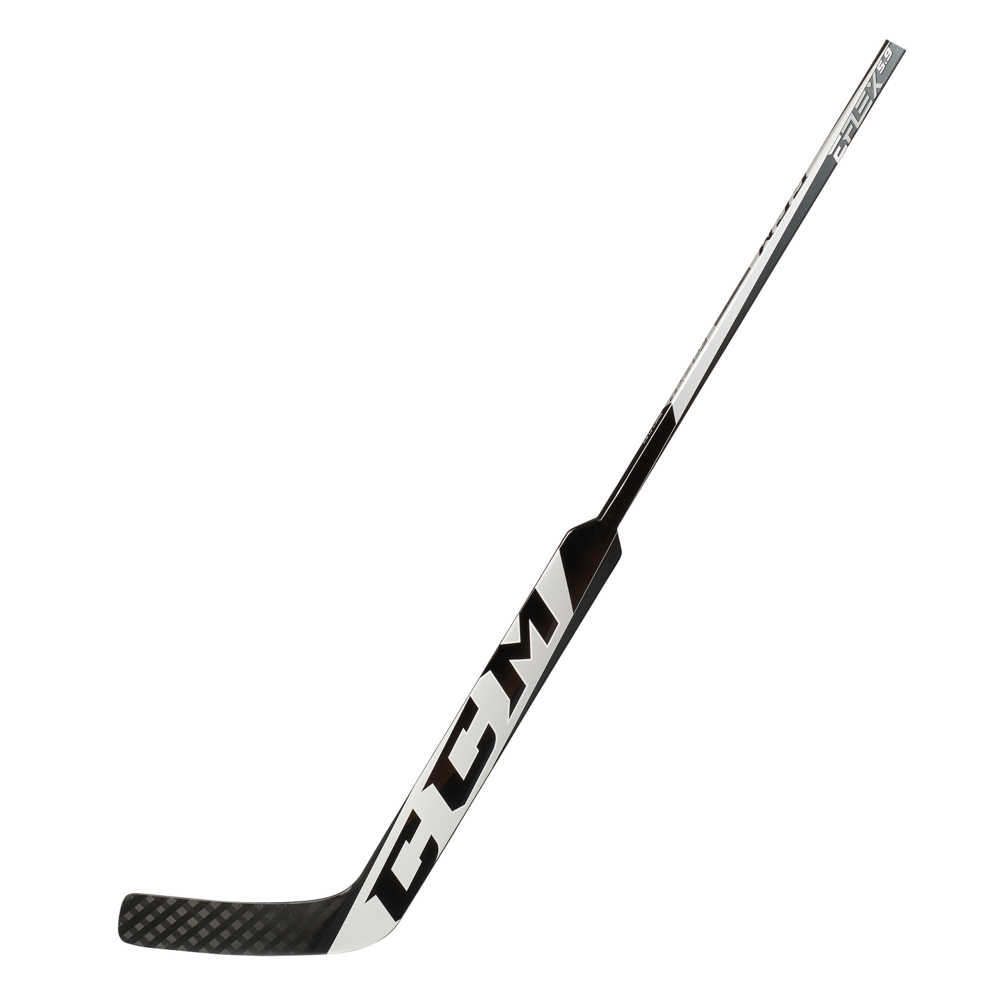 New Full Right CCM Black/White E Flex 5.9 Goalie Stick | P4 Curve 25" | #191520207274 - Top Flight Hockey