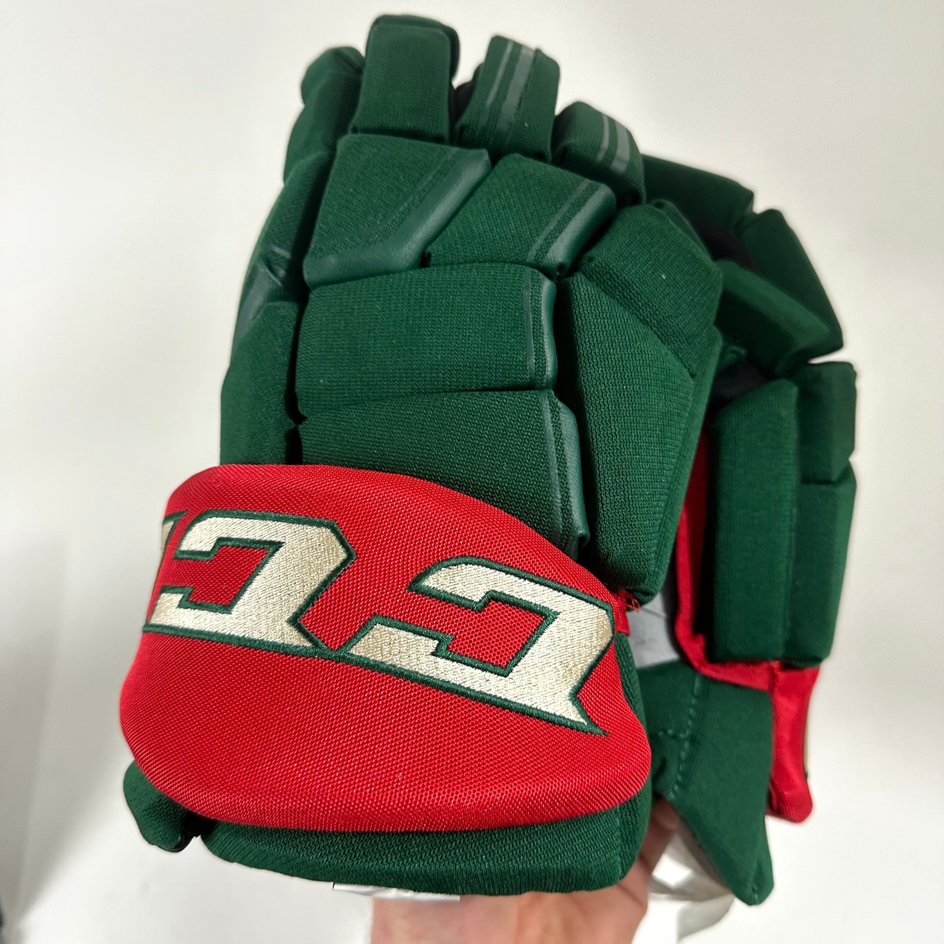 Brand New CCM HGQL Gloves Minnesota Wild 15"