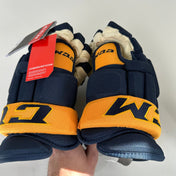 Brand New CCM HG97PP Nashville Predators Gloves 14"