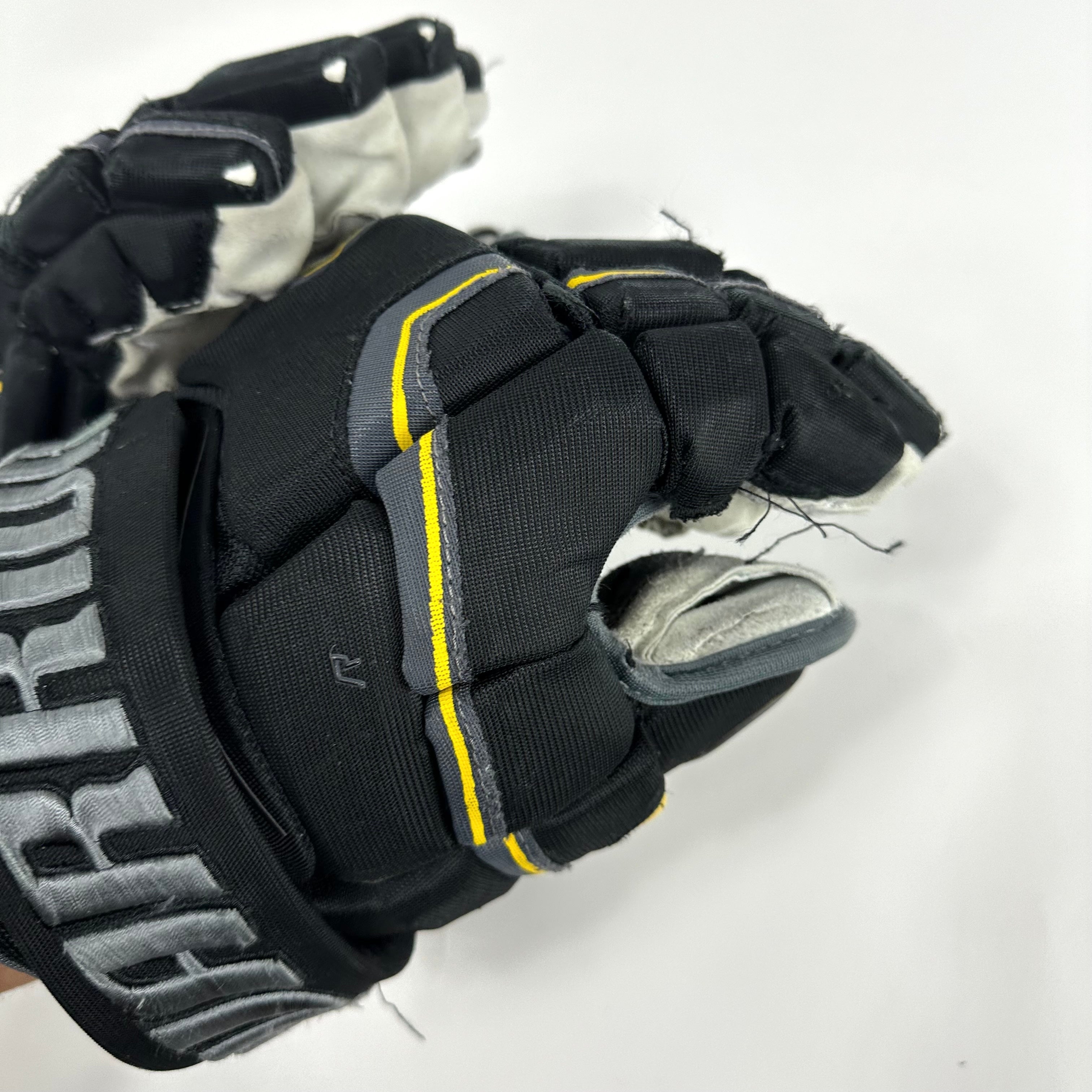 Used Black and Gold Warrior Covert QRE Pro Gloves | 14" | K373