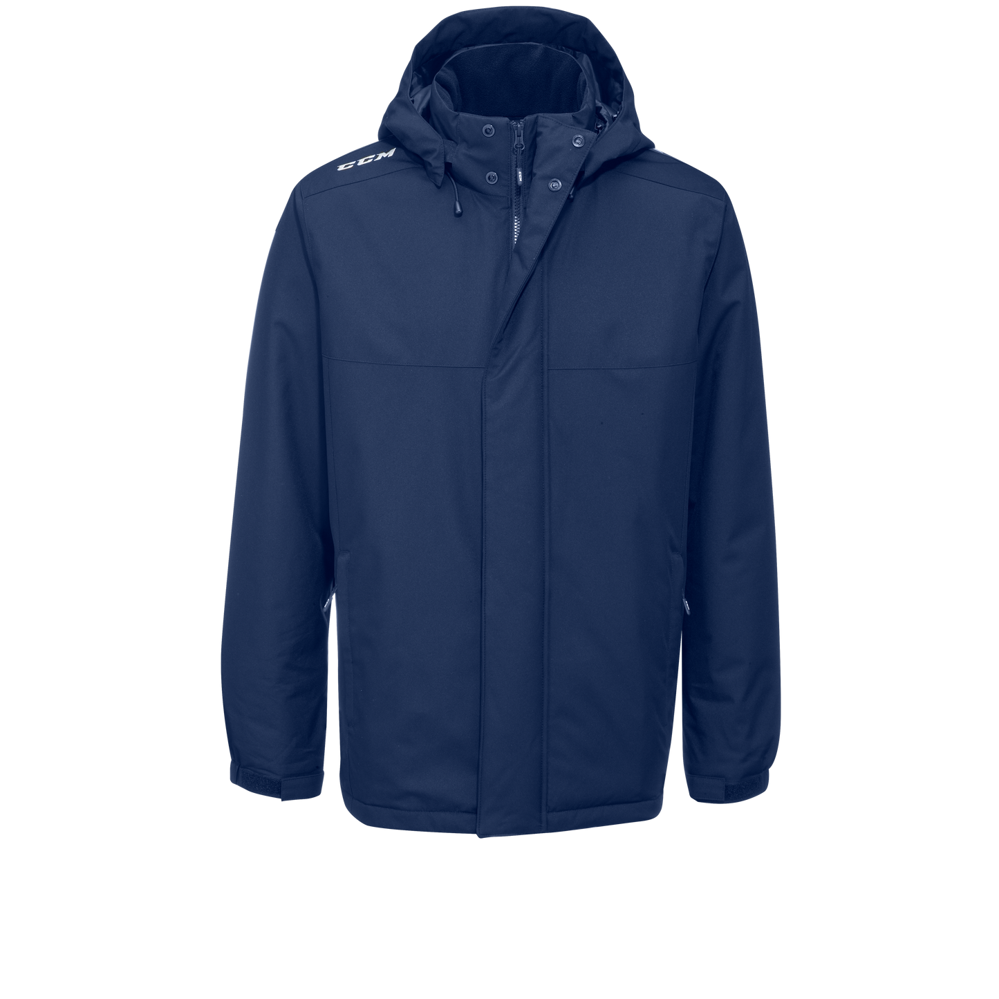 New CCM Navy Team Winter Jacket | Youth M | #191520307875 - Top Flight Hockey