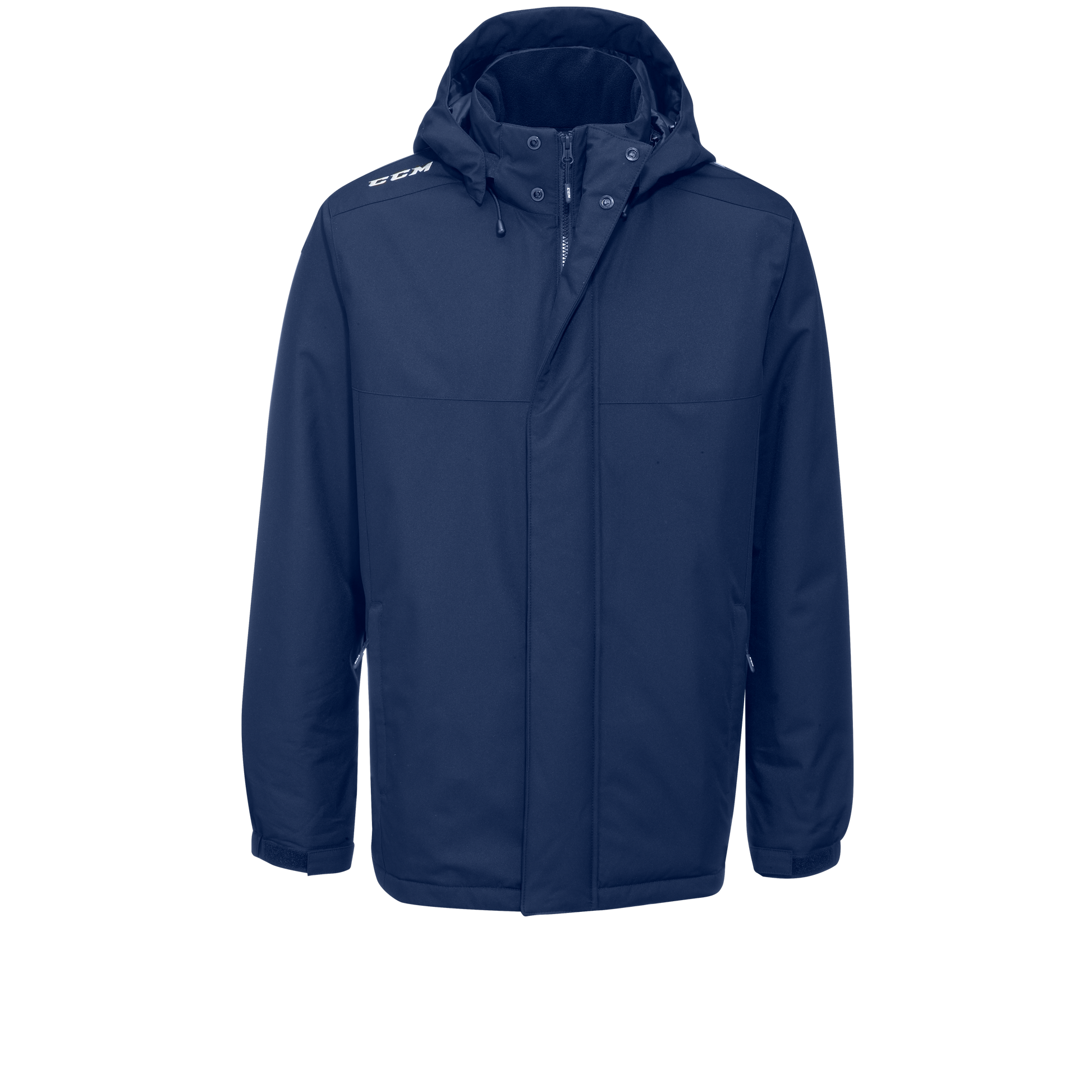 New CCM Navy Team Winter Jacket | Youth M | #191520307875 - Top Flight Hockey