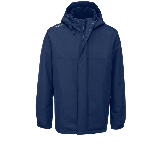 New CCM Navy Team Winter Jacket | Youth M | #191520307875 - Top Flight Hockey