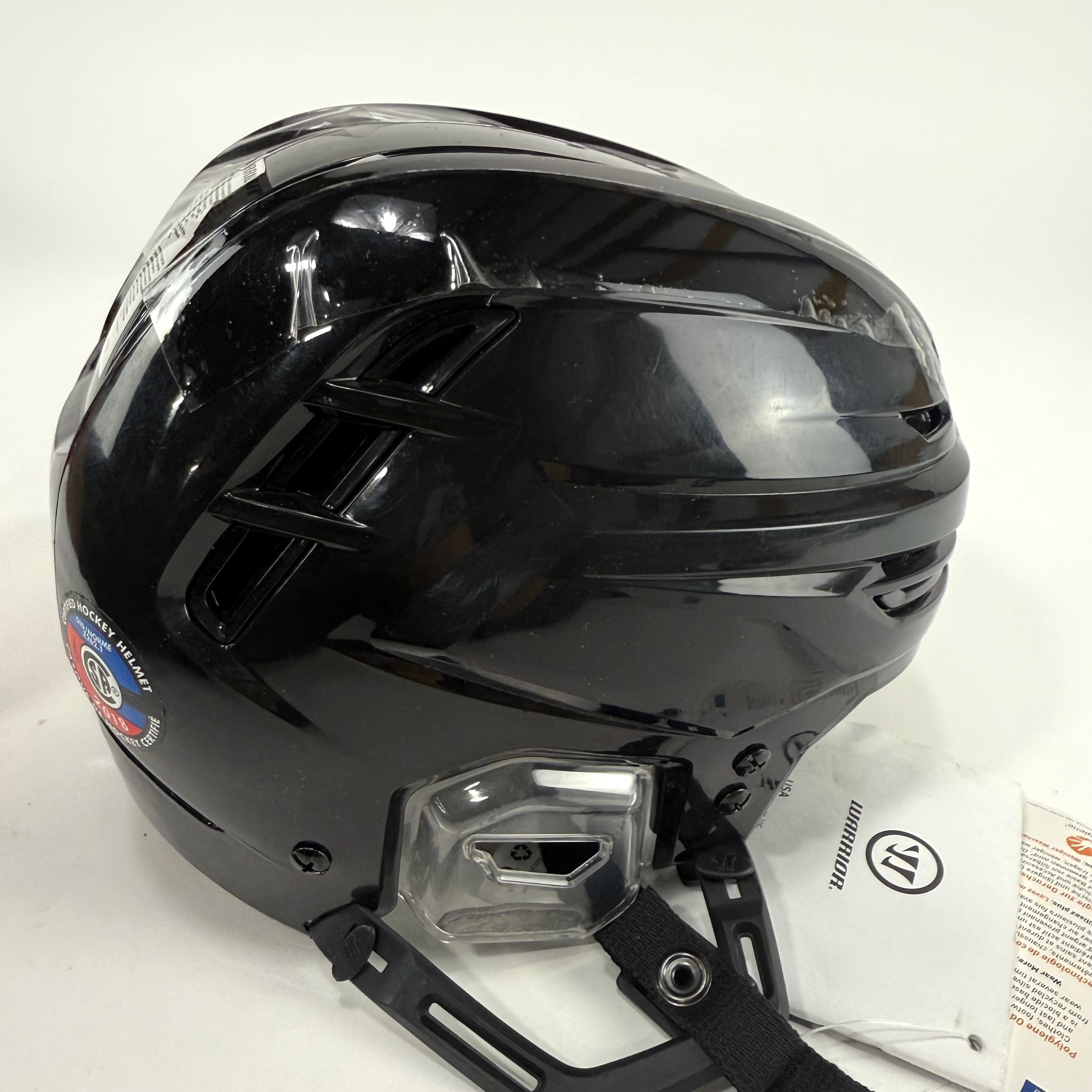 New Black Warrior Alpha One Pro Helmet | Small | R470 - Top Flight Hockey