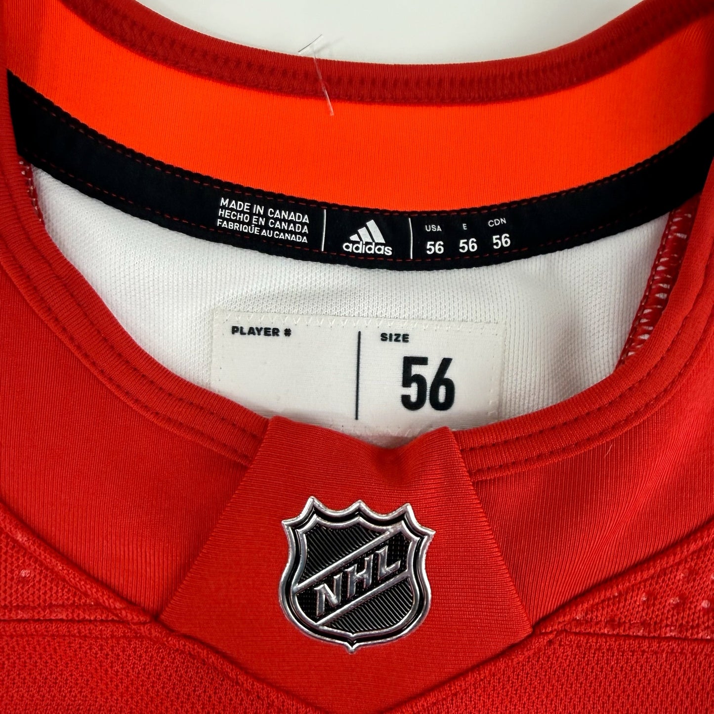Brand New MIC Red Adidas Practice Jersey - Size 56