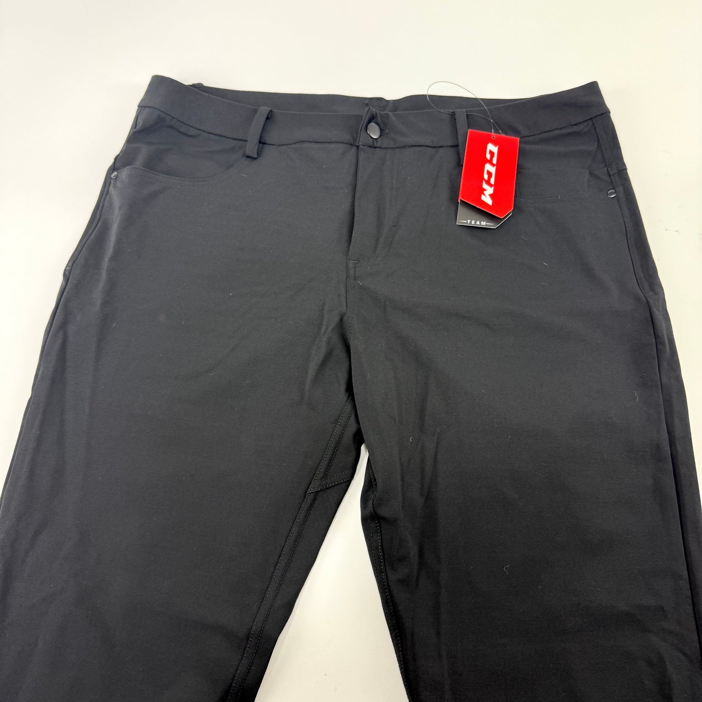 New Black CCM Mens Travel Pant | 38" | #888600717814