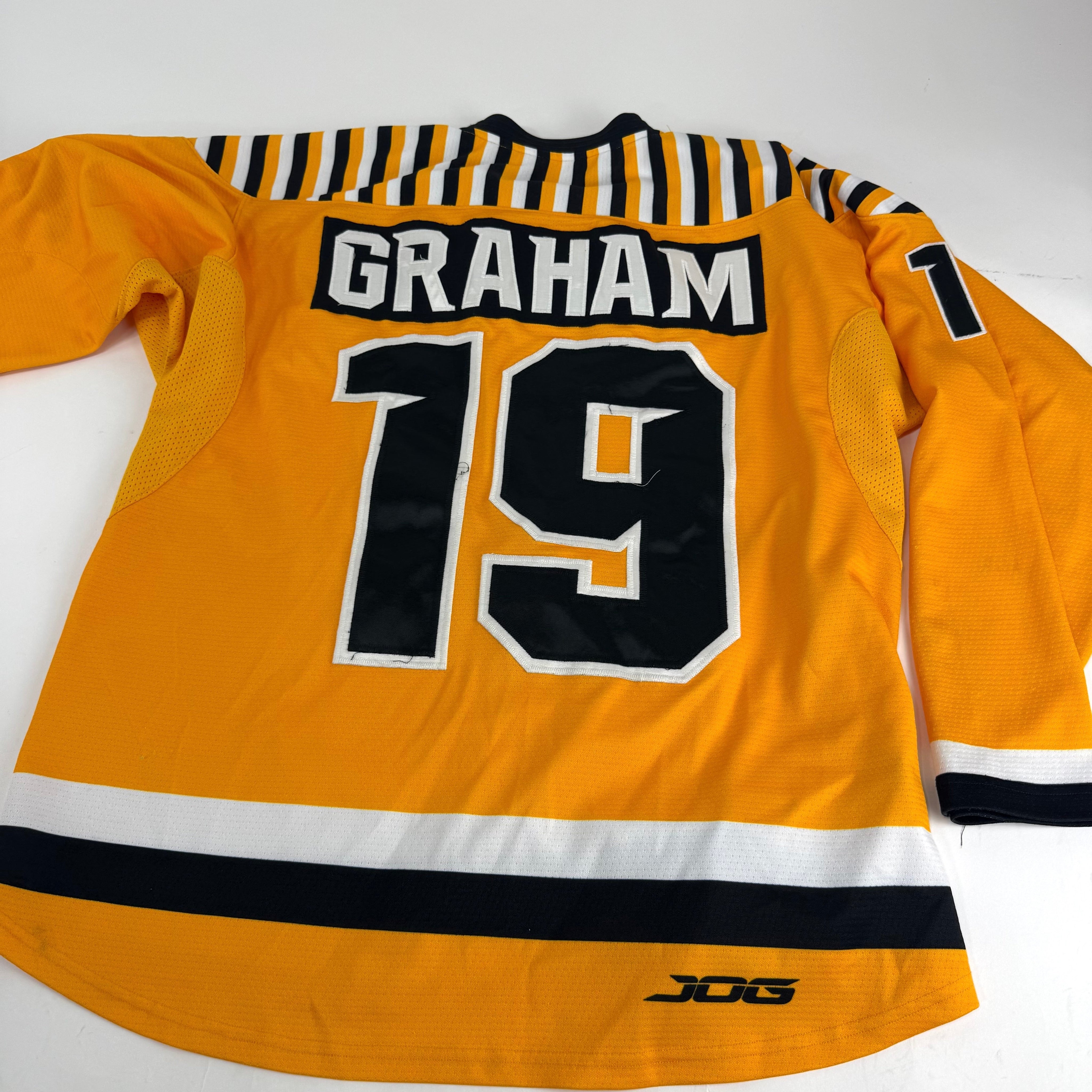 Yellow JOG Adrian College Game Jersey | Size 52 | Graham #19