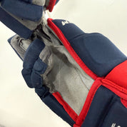 Used Columbus Blue Jackets CCM HG97 Gloves | 14" | U165 - Top Flight Hockey