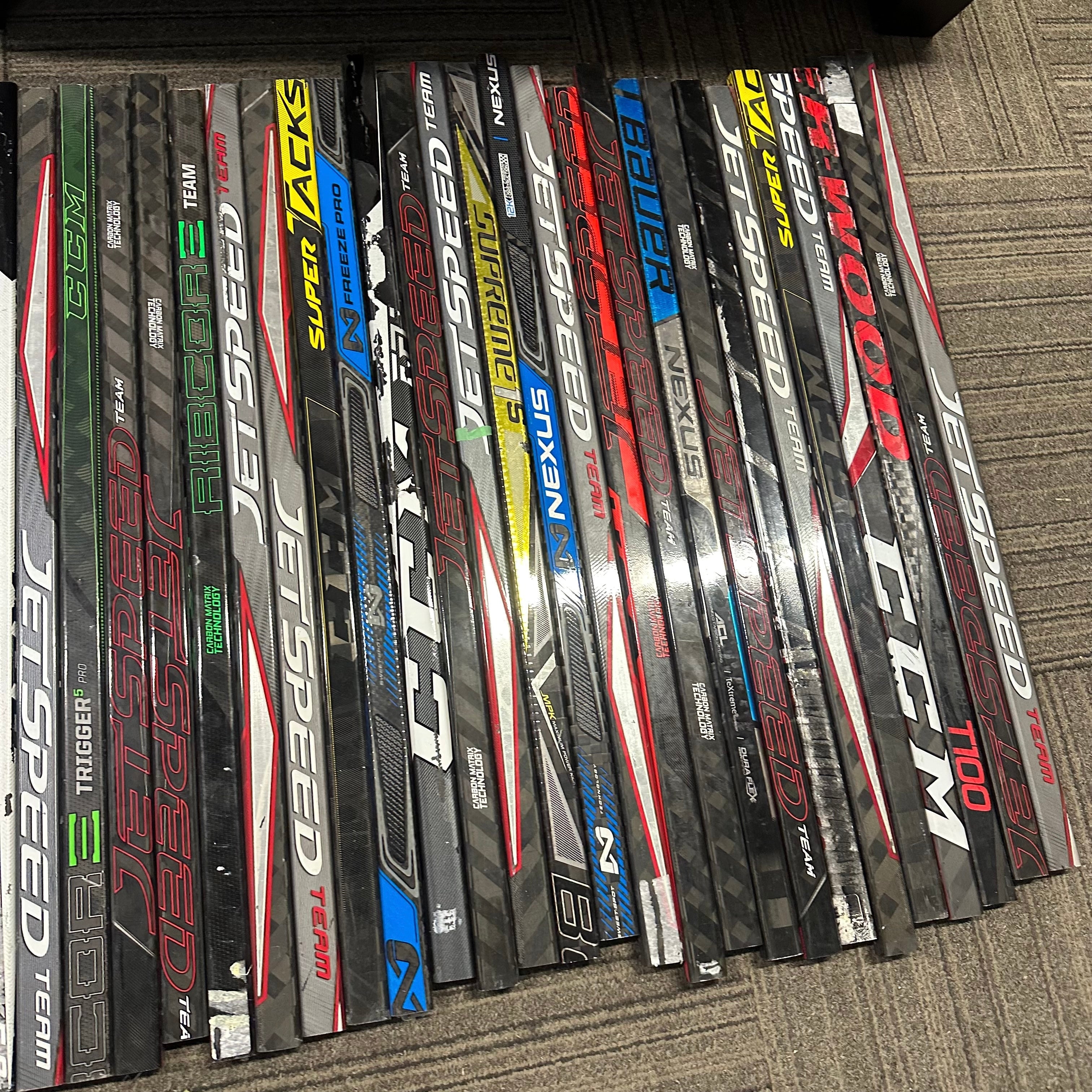 x40 Broken 30" Hockey Sticks for Projects - #LotQ501