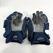 Used Navy CCM HG12 Gloves | 14" | D370