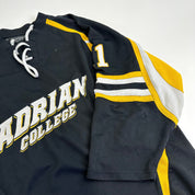 Used Adrian College Black Harrow Mens Game Jersey | Size XL | #11