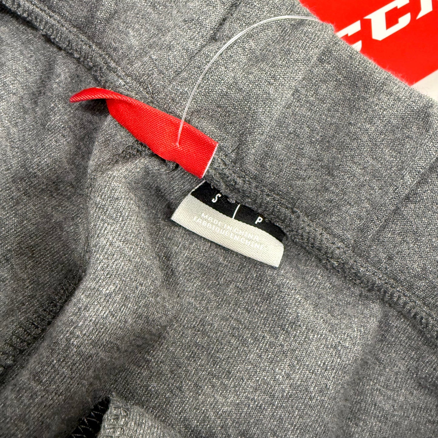 New Dark Grey CCM Mens Premium Tapered Fleece Pant | Senior S | #191520015480 - Top Flight Hockey