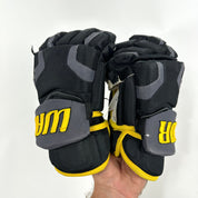 Used Black and Gold Warrior Covert QRE Pro Gloves | 13" | K351