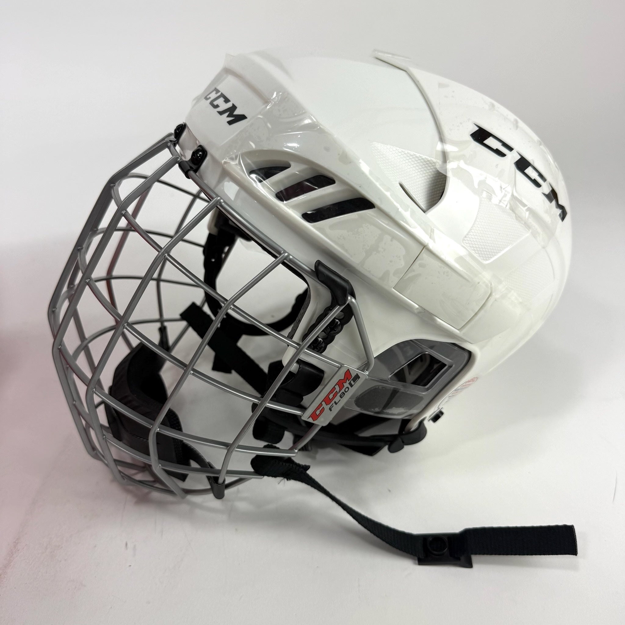 New White CCM FL 60 Combo | Large - Top Flight Hockey