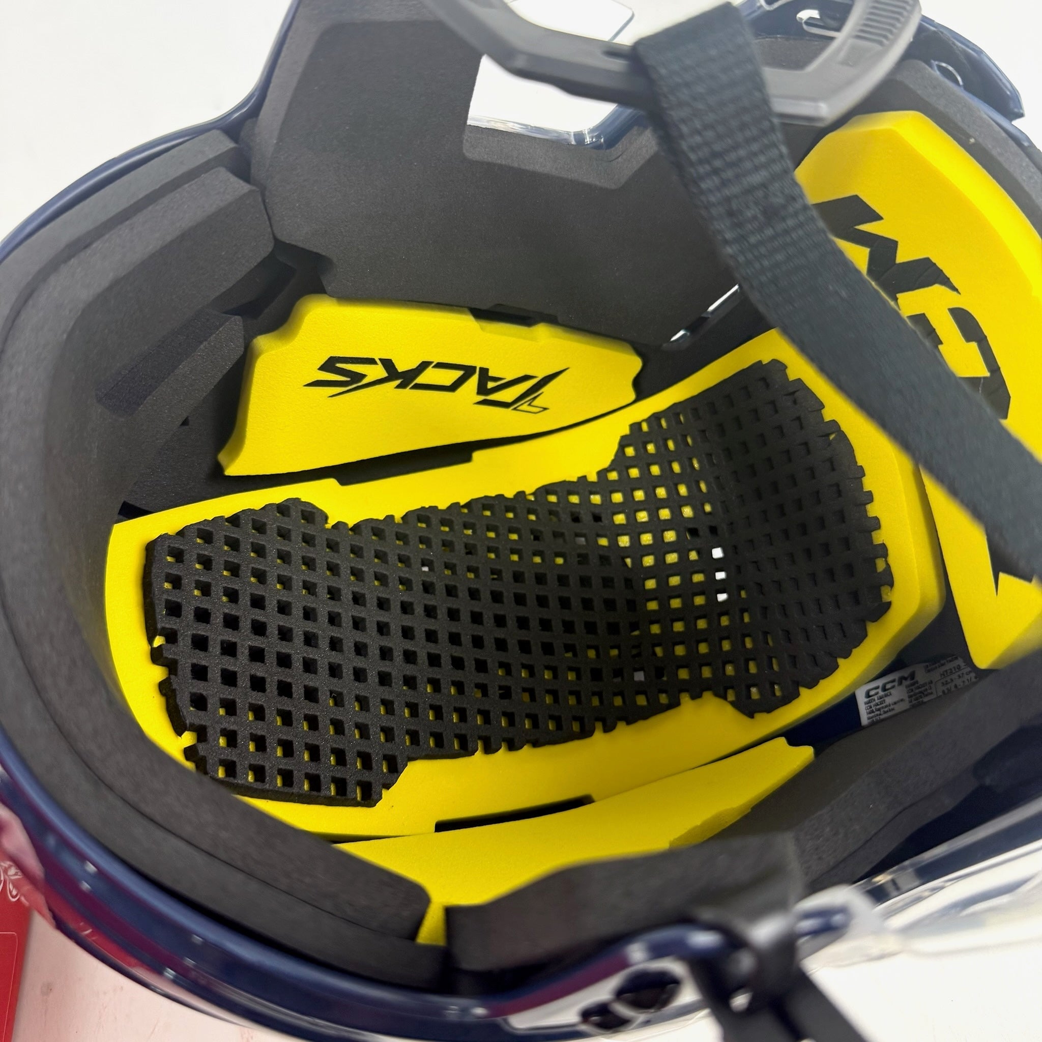 New Navy CCM Tacks 210 Helmet | Small - Top Flight Hockey