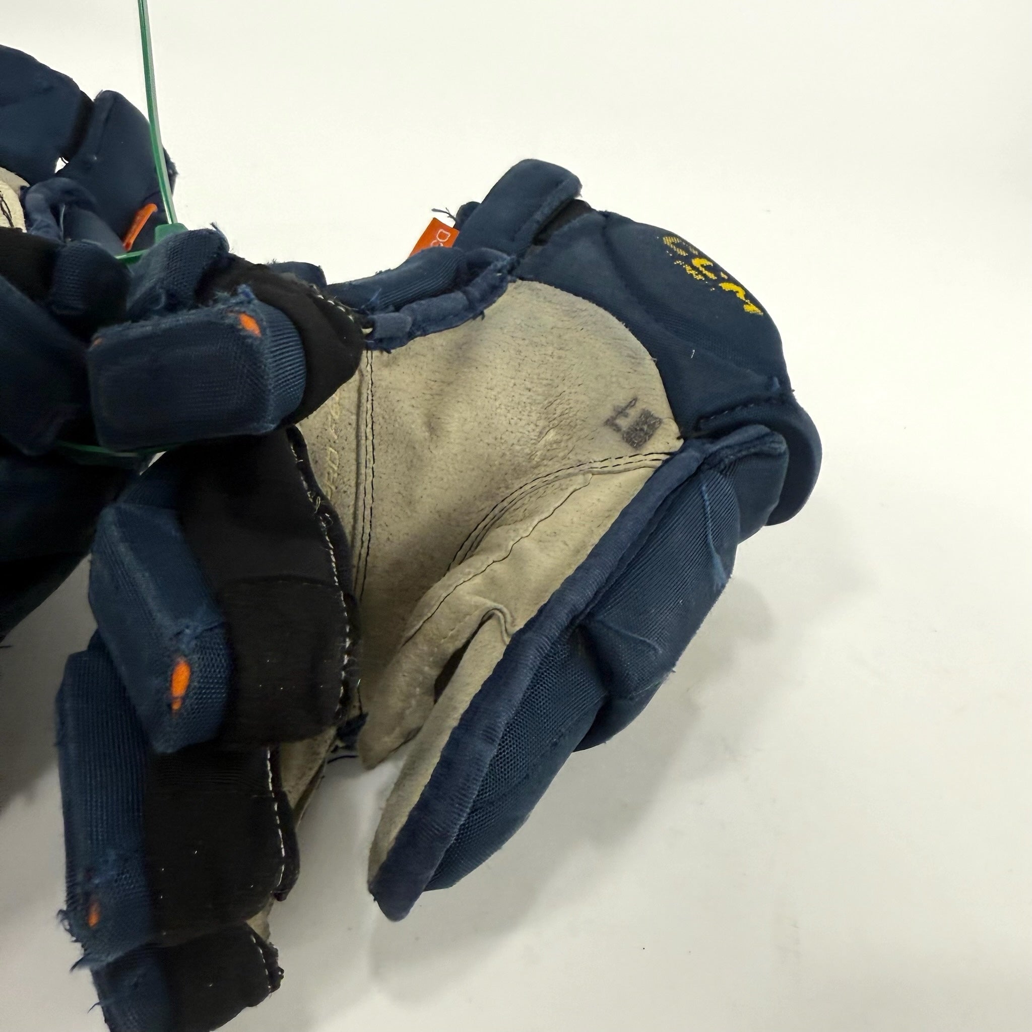 Used Navy STL Blues CCM Jetspeed Pro Gloves | 14" | D174